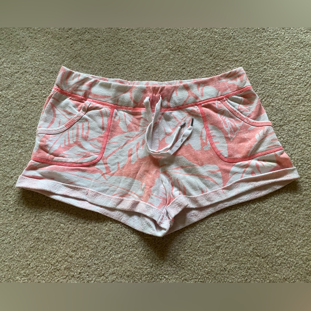 Aeropostale’s Live Love Dream Pinky-Peach Tropical Shorts